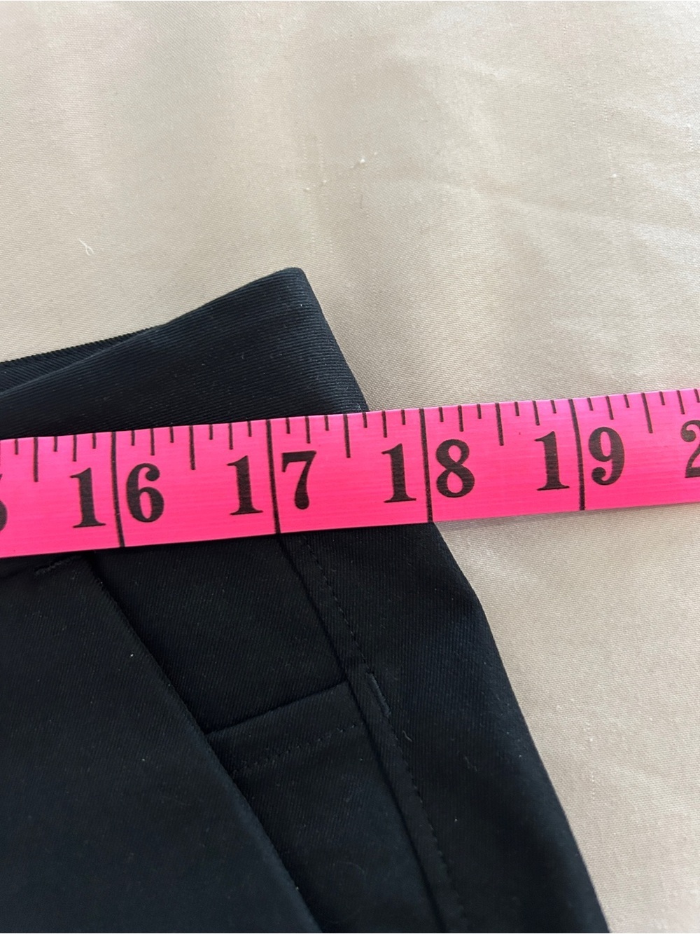 Club Monaco Black Wide-Leg Extended-Tab Waist Trousers - Size 10 - Picture 5 of 7